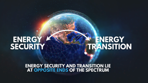 Energy Security & Energy Transition are at Opposite Ends