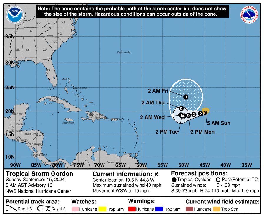 Storm Alert September 16, 2024 Tropical Storm Helene Mansfield Energy